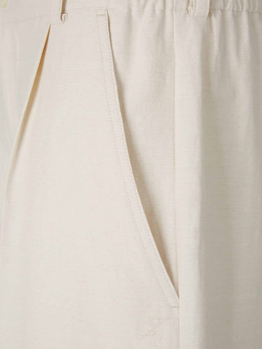 Jacquemus Hombre Barcelona Pantalones de Vestir Croisère color Marfil sku 521-003785 01 - Foto 3