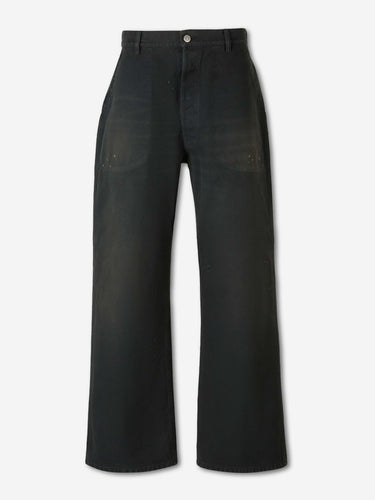 Maison Margiela Hombre Barcelona Pantalones Workwear Salpicaduras color Negro sku 521-003805 01 - Foto 1