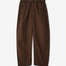 Lemaire Hombre Barcelona Pantalón Ancho Cinturón color Marrón Oscuro sku 521-003825 00 - Foto 1