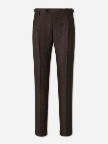 Berwich Hombre Barcelona Pantalones RetroLong Lana color Marrón sku 521-003837 01 - Foto 1