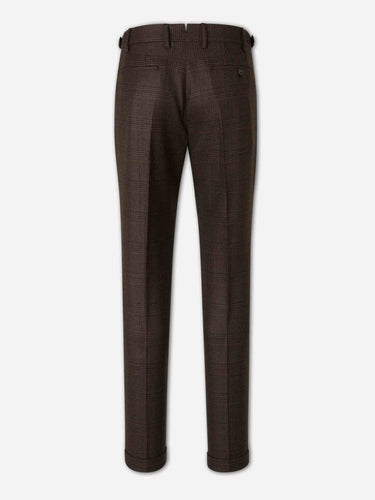 Berwich Hombre Barcelona Pantalones RetroLong Lana color Marrón sku 521-003837 01 - Foto 2