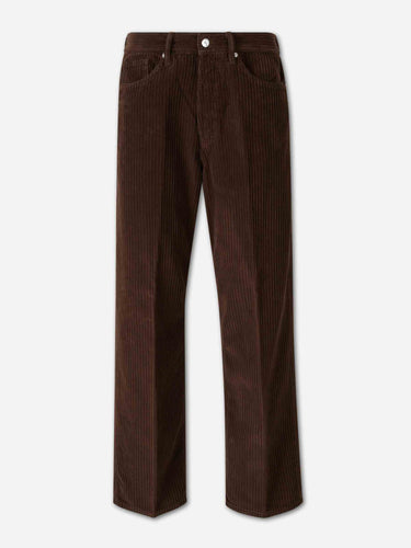Nine in the morning Hombre Barcelona Pantalones Anchos Pana color Marrón Oscuro sku 521-003859 02 - Foto 1