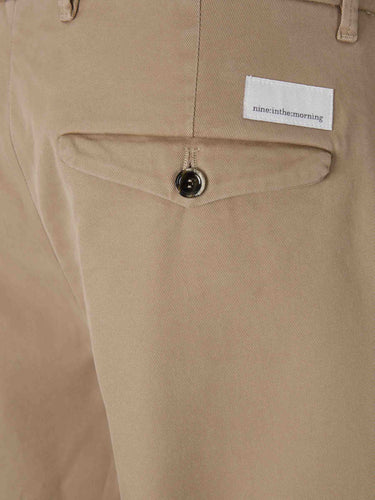 Nine in the morning Hombre Barcelona Pantalones Rectos algodón color Camel sku 521-003861 01 - Foto 4