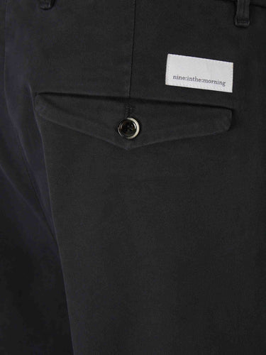 Nine in the morning Hombre Barcelona Pantalones Rectos Algodón color Negro sku 521-003861 02 - Foto 4