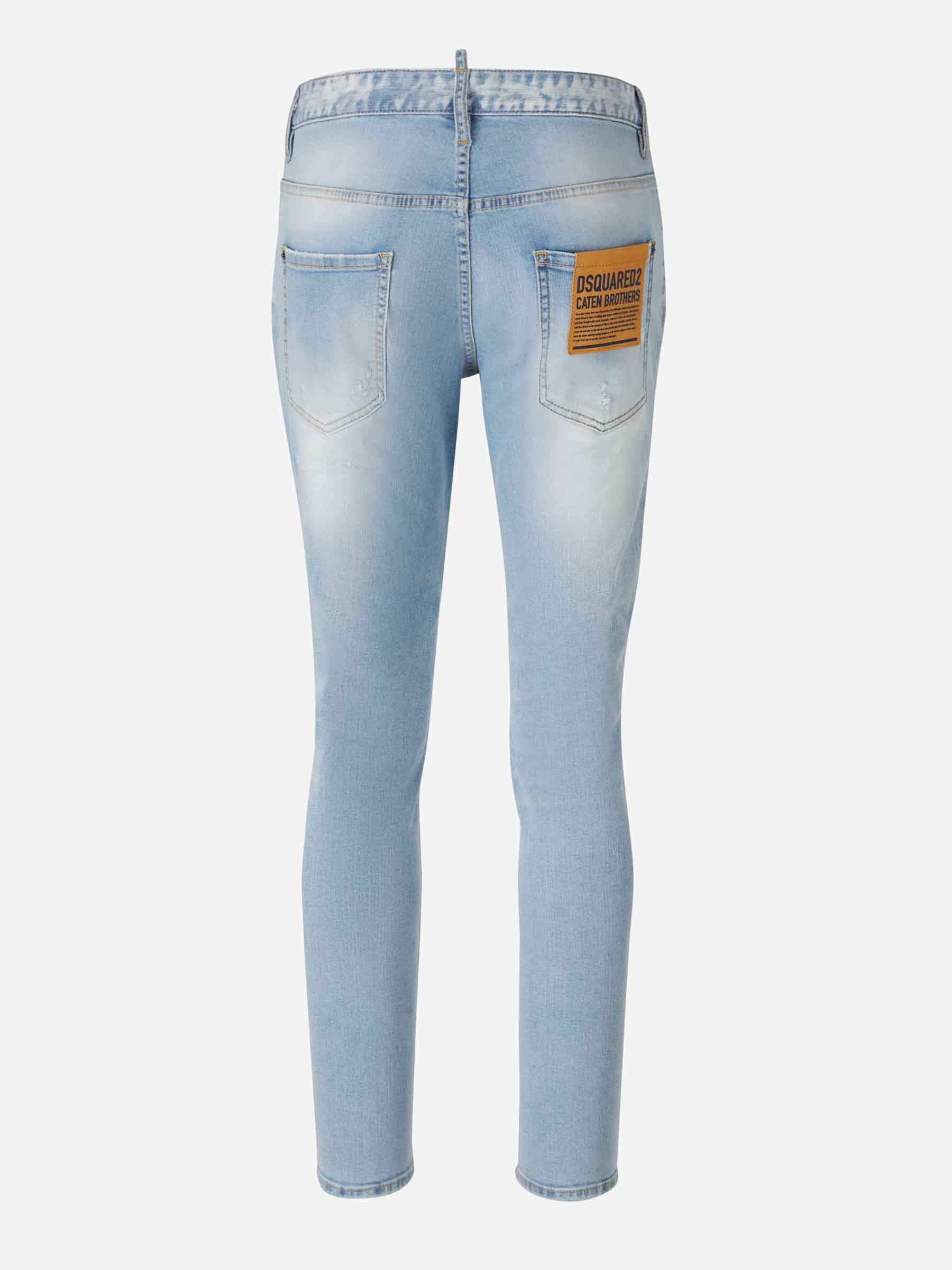 Dsquared2 – Dsquared2 Super Twinky Skinny Jeans in Barcelona or 