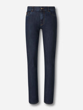 Canali Hombre Barcelona Jeans Straight Denim color Azul Denim Oscuro sku 522-002806 02 - Foto 1