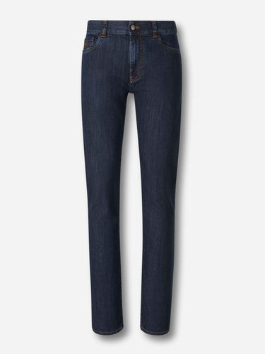 Canali Hombre Barcelona Jeans Straight Denim color Azul Denim Oscuro sku 522-002806 02 - Foto 1