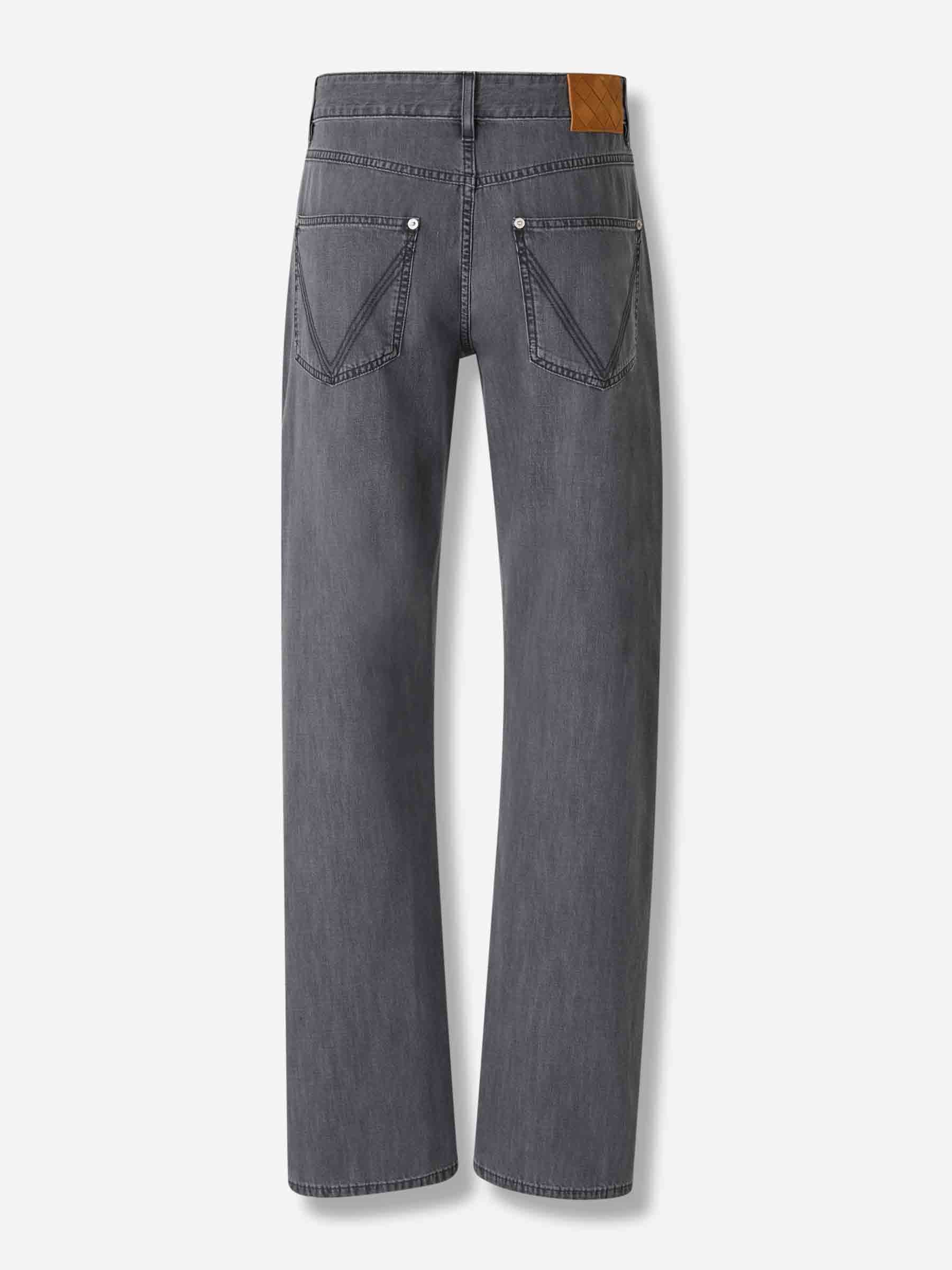 Bottega Veneta Hombre Barcelona Jeans Rectos Vintage color Gris Antracita sku 522-002841 01 - Foto 2