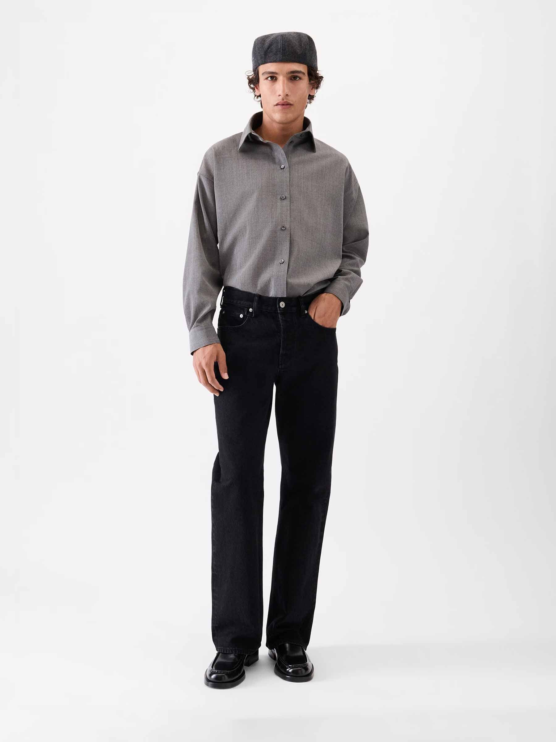 Jacquemus Hombre Barcelona Jeans Rectos de-Nîmes color Negro sku 522-002856 01 - Foto 2