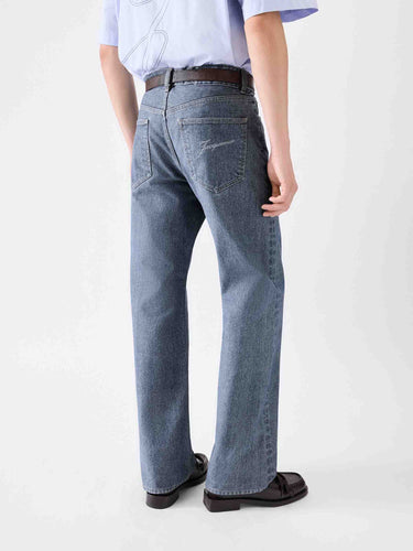 Jacquemus Hombre Barcelona Jeans Rectos de-Nîmes color Azul Denim sku 522-002858 01 - Foto 3