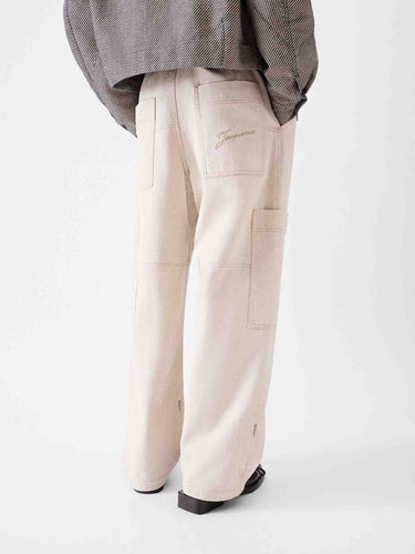 Jacquemus Hombre Barcelona Jeans Carré De-Nîmes color Marfil sku 522-002859 01 - Foto 3