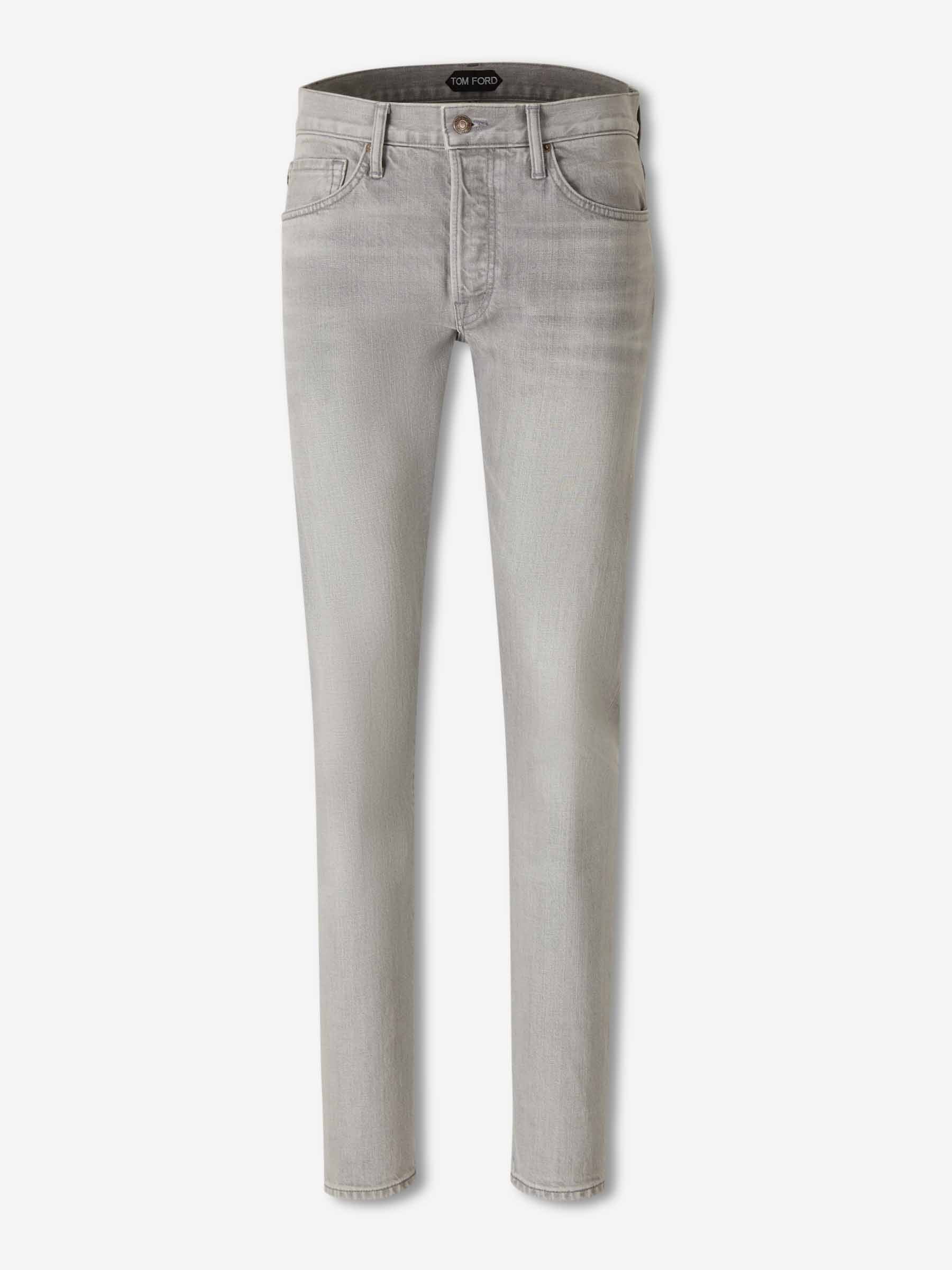 Tom Ford Hombre Barcelona Jeans Slim Selvedge color Gris sku 522-002860 01 - Foto 1