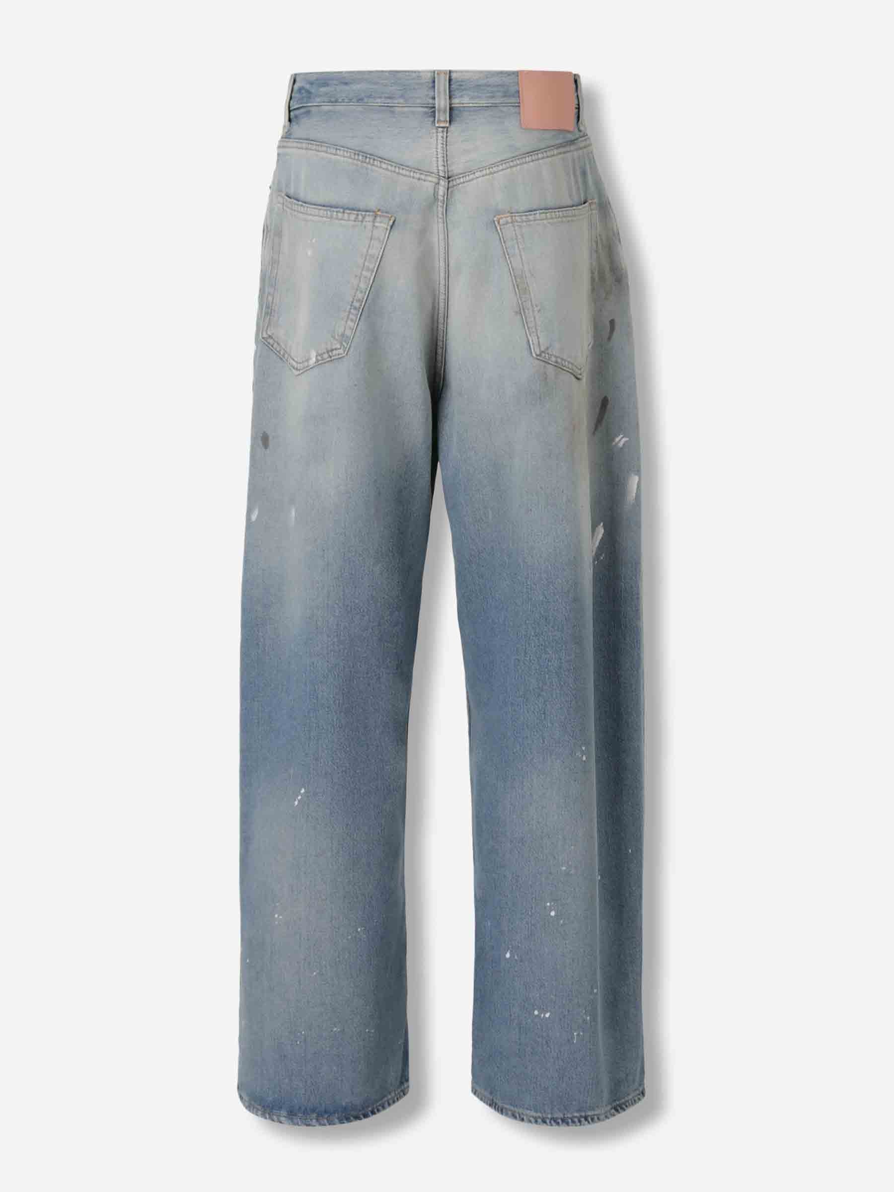 Acne Studios Hombre Barcelona Jeans anchos color Azul Denim Claro sku 522-002864 01 - Foto 2