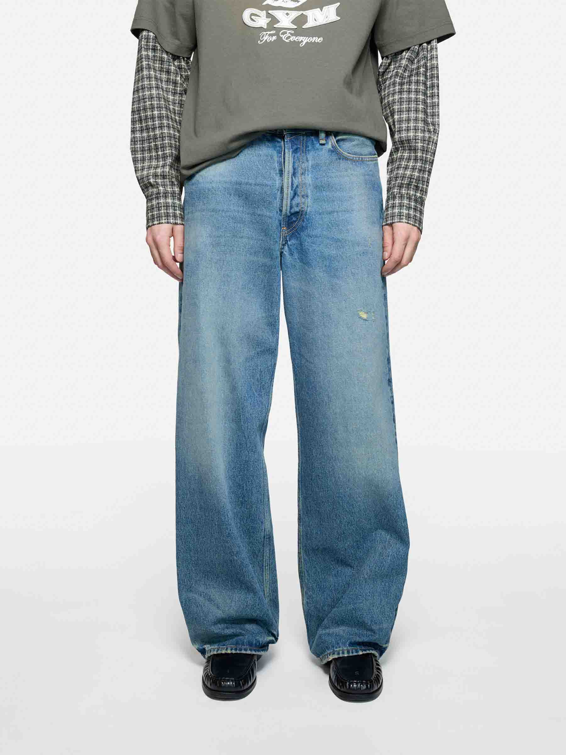Acne Studios Hombre Barcelona Jeans Anchos 1981 color Azul Denim sku 522-002868 01 - Foto 2
