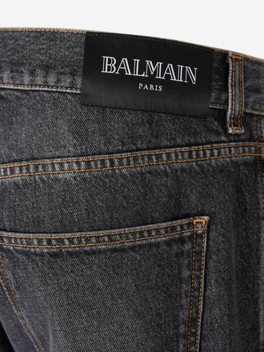 Balmain Hombre Barcelona Jeans Rectos Algodón color Gris Antracita sku 522-002869 01 - Foto 4