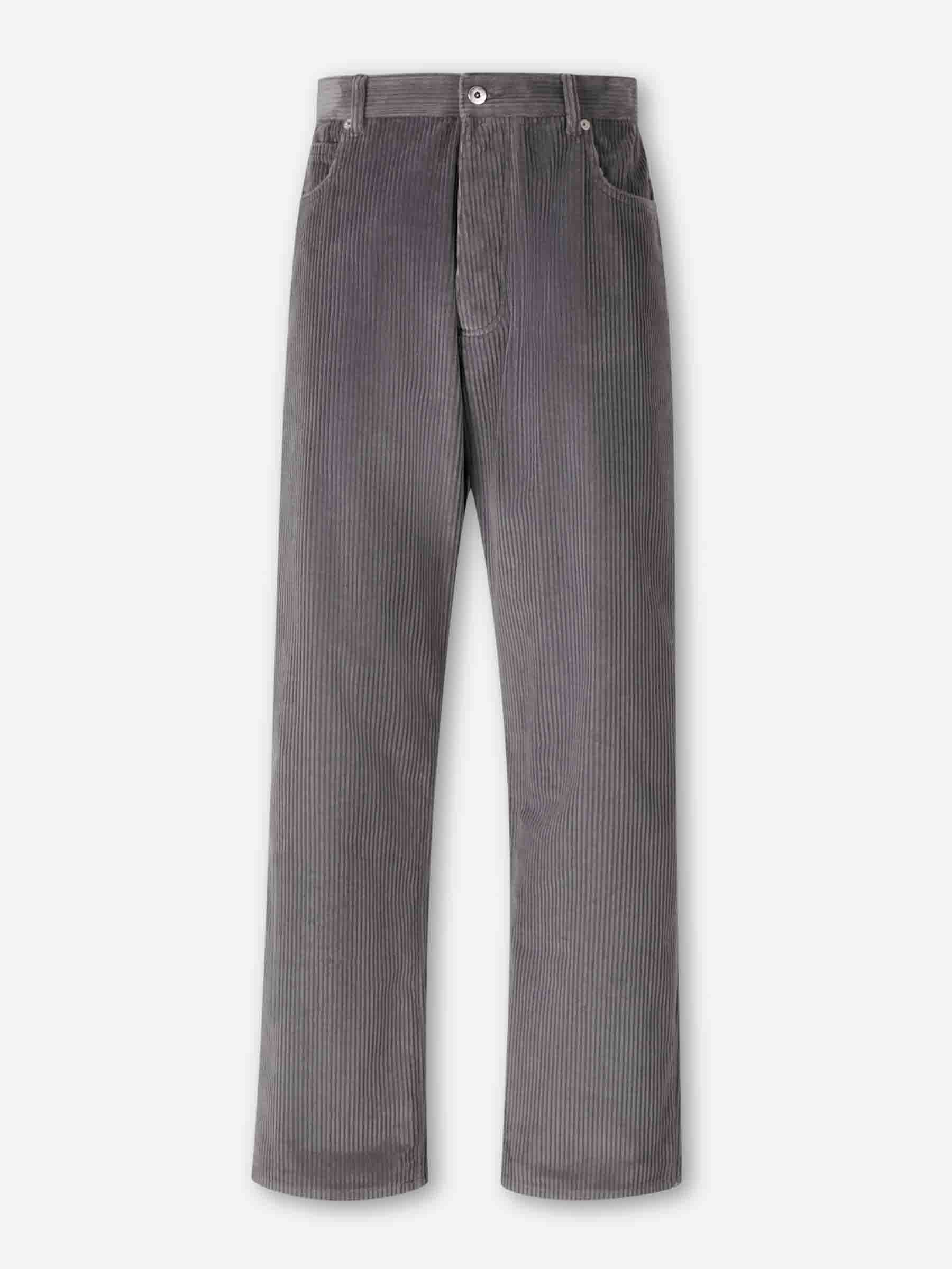 Bottega Veneta Hombre Barcelona Pantalones Anchos Pana color Gris sku 522-002879 01 - Foto 1
