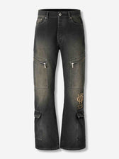Off-White Hombre Barcelona Jeans Acampanados Logo color Gris Antracita sku 522-002880 01 - Foto 1
