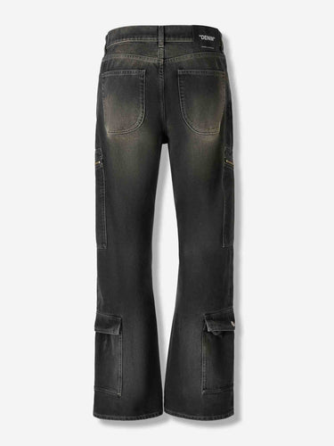 Off-White Hombre Barcelona Jeans Acampanados Logo color Gris Antracita sku 522-002880 01 - Foto 3
