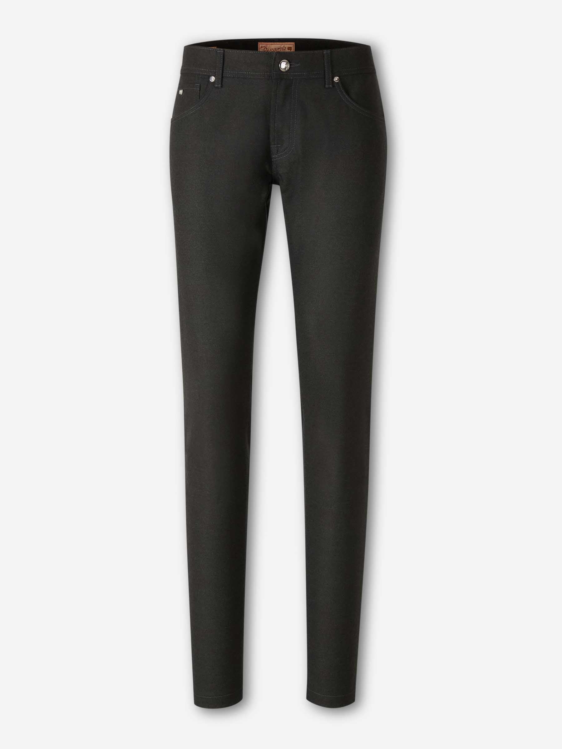 Marco Pescarolo Hombre Barcelona Pantalones Vestir Rectos color Verde Jungla sku 522-002887 02 - Foto 1