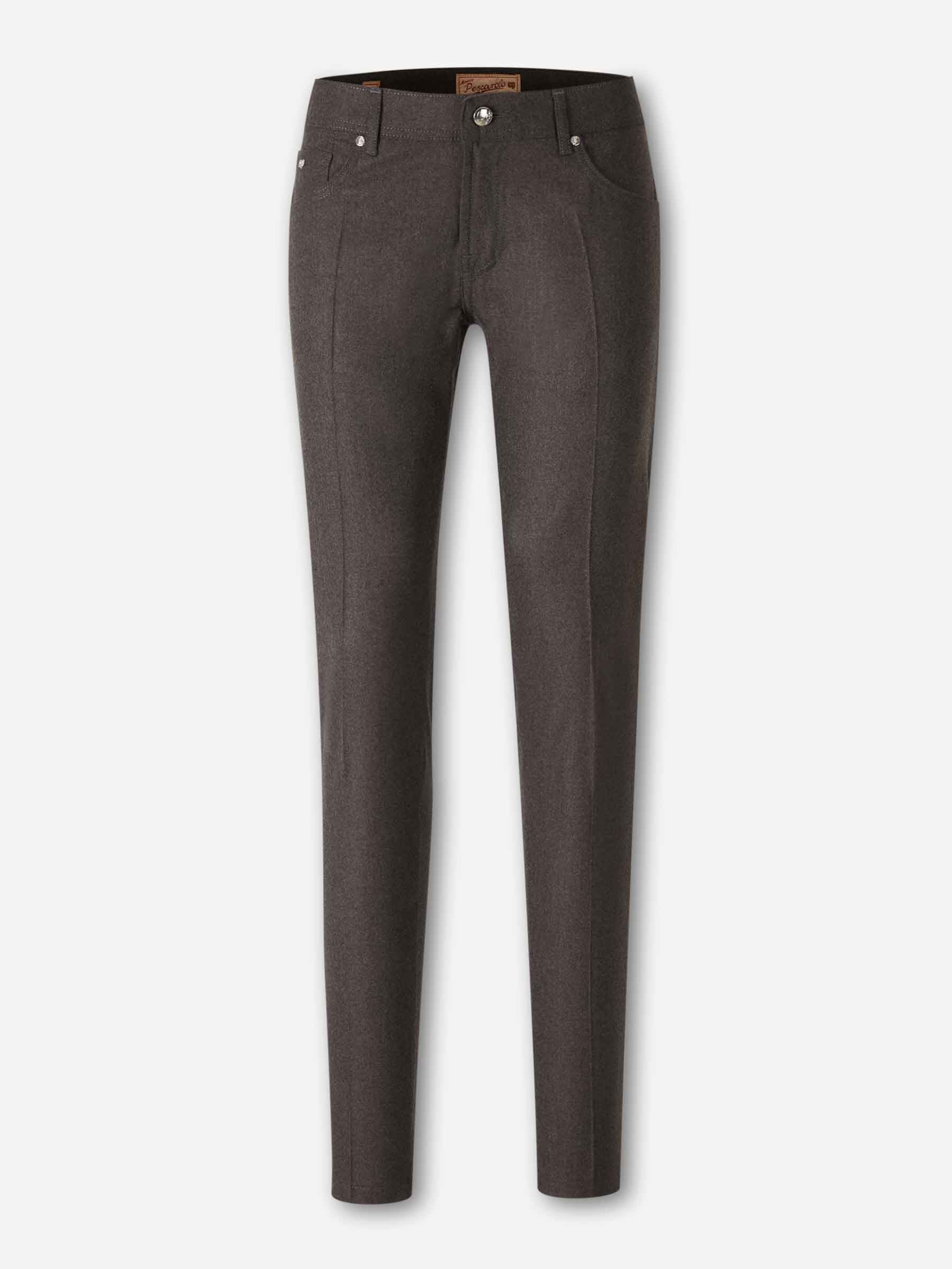 Marco Pescarolo Hombre Barcelona Pantalones Vestir Rectos color Marrón Oscuro sku 522-002887 04 - Foto 1