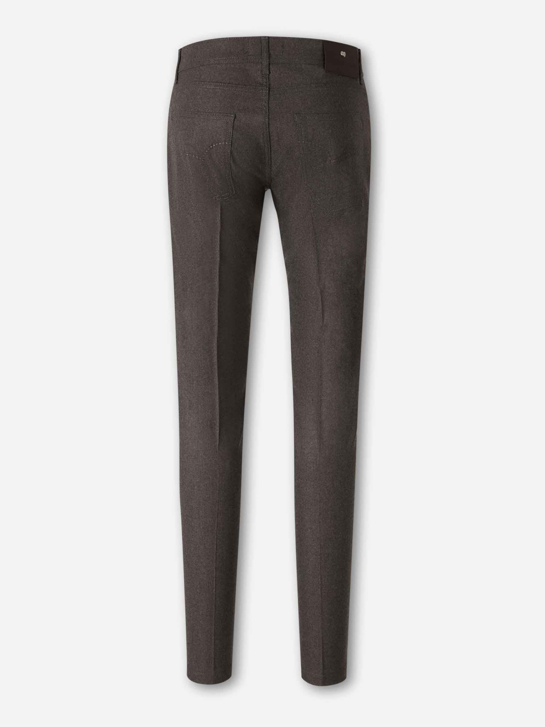 Marco Pescarolo Hombre Barcelona Pantalones Vestir Rectos color Marrón Oscuro sku 522-002887 04 - Foto 2