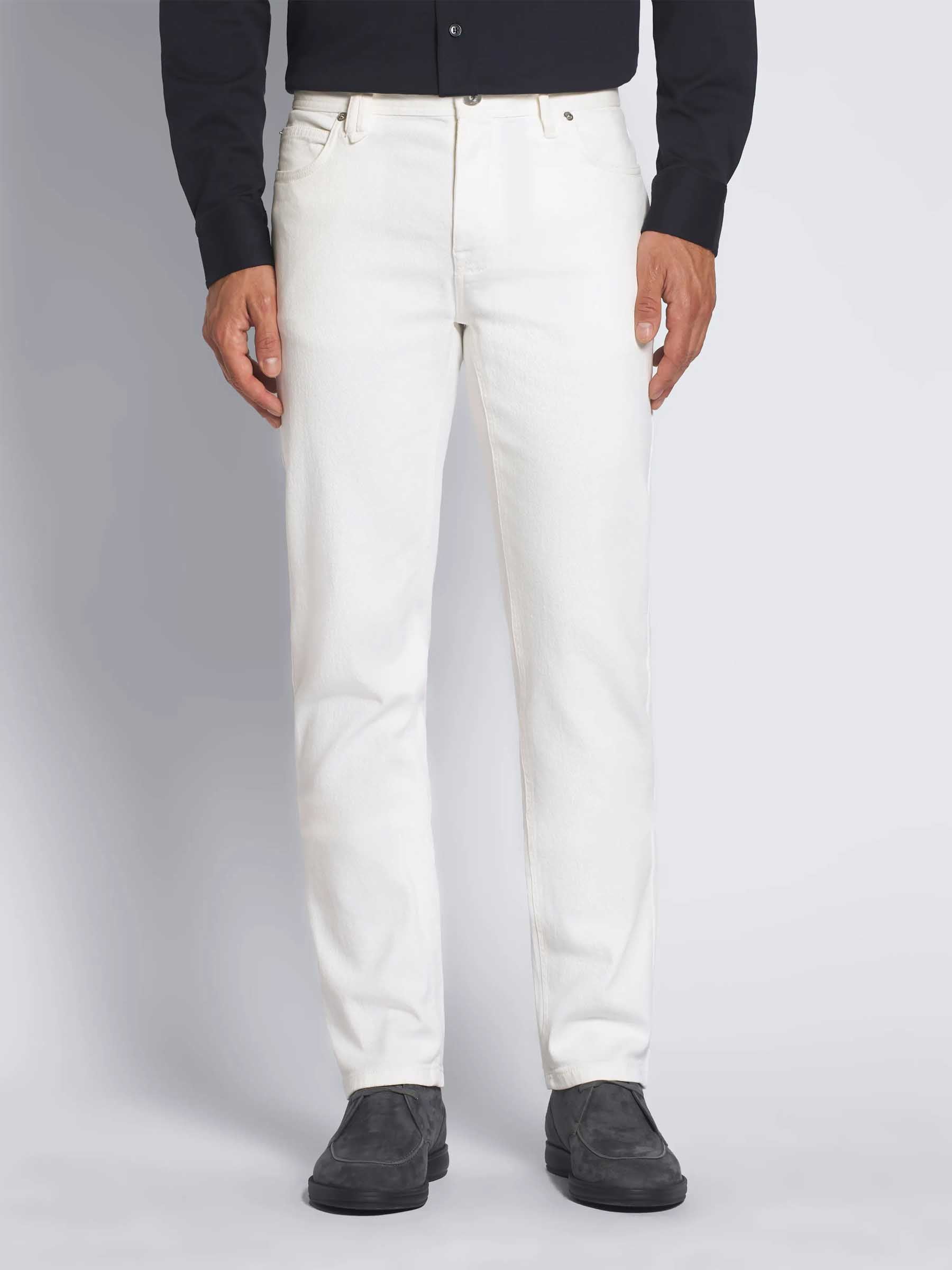 Brioni Hombre Barcelona Jeans Rectos Chamonix color Blanco sku 522-002888 02 - Foto 2