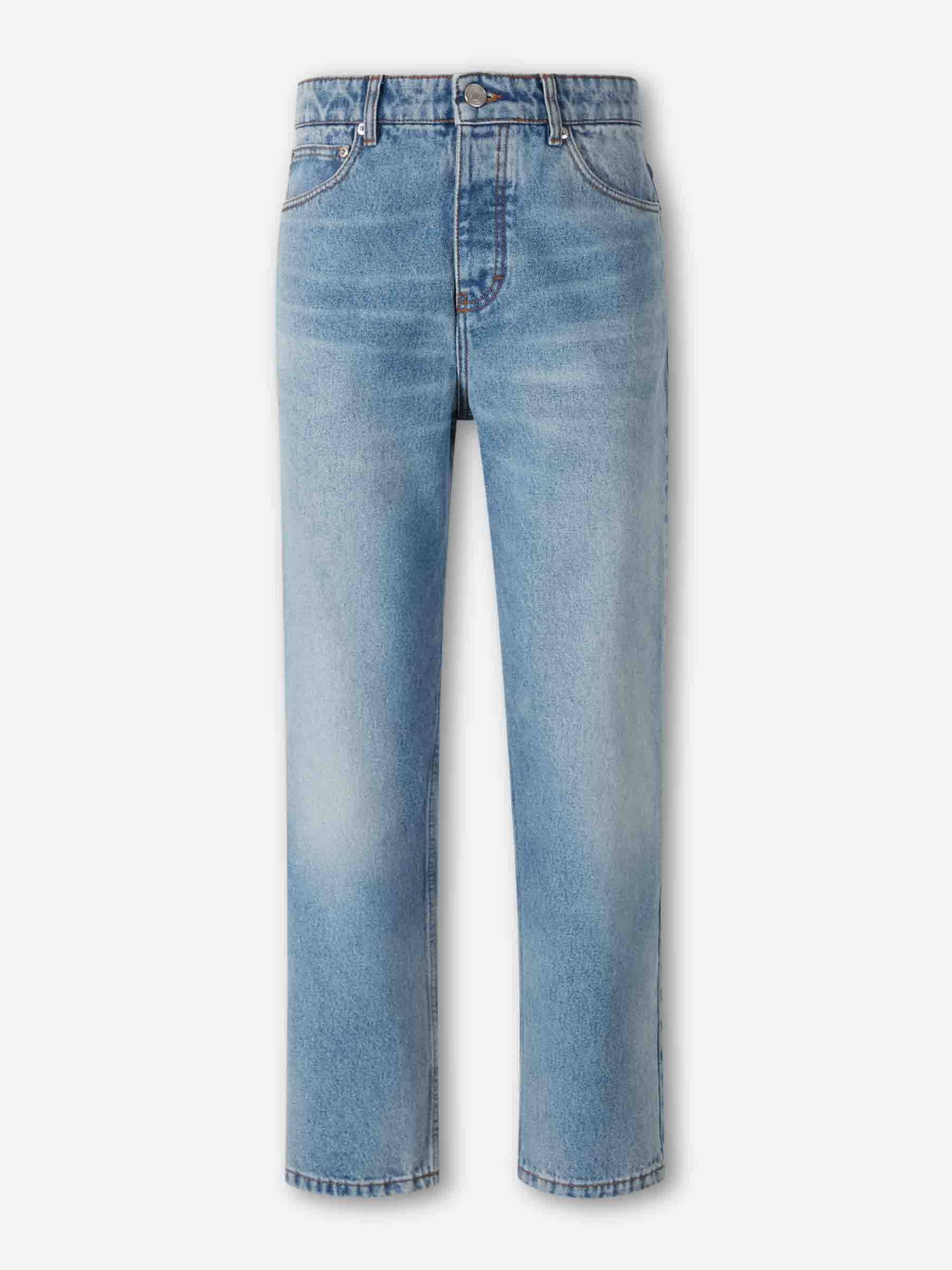 Ami Paris Hombre Barcelona Jeans Rectos Anchos color Azul Denim sku 522-002891 01 - Foto 1