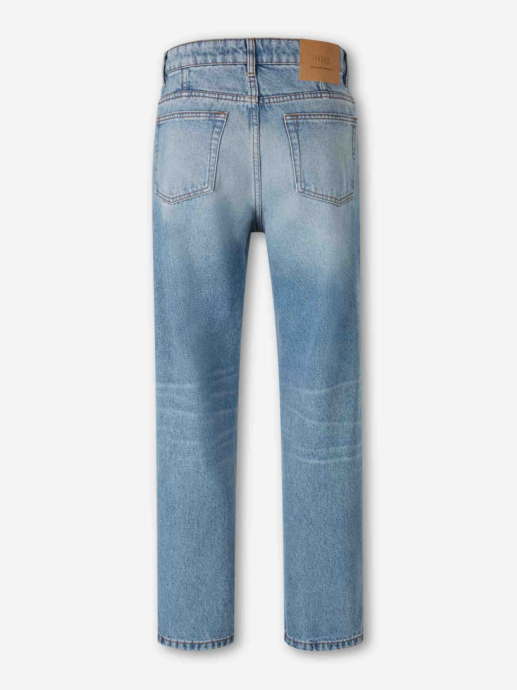 Ami Paris Hombre Barcelona Jeans Rectos Anchos color Azul Denim sku 522-002891 01 - Foto 2