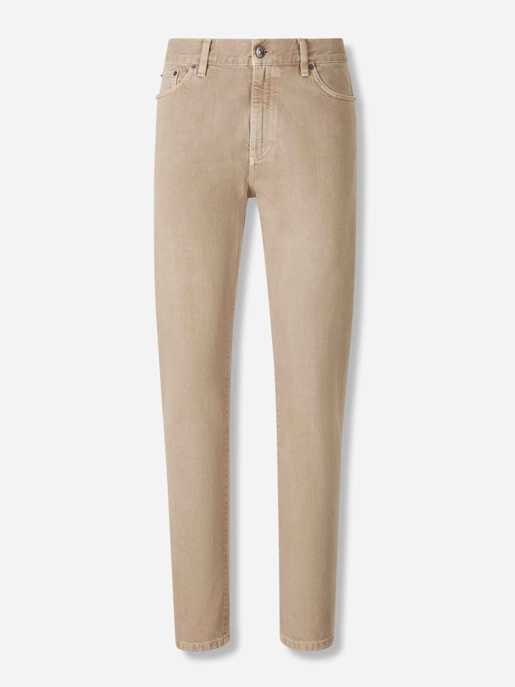 Zegna Hombre Barcelona Jeans Rectos Roccia color Taupe sku 522-002904 01 - Foto 1