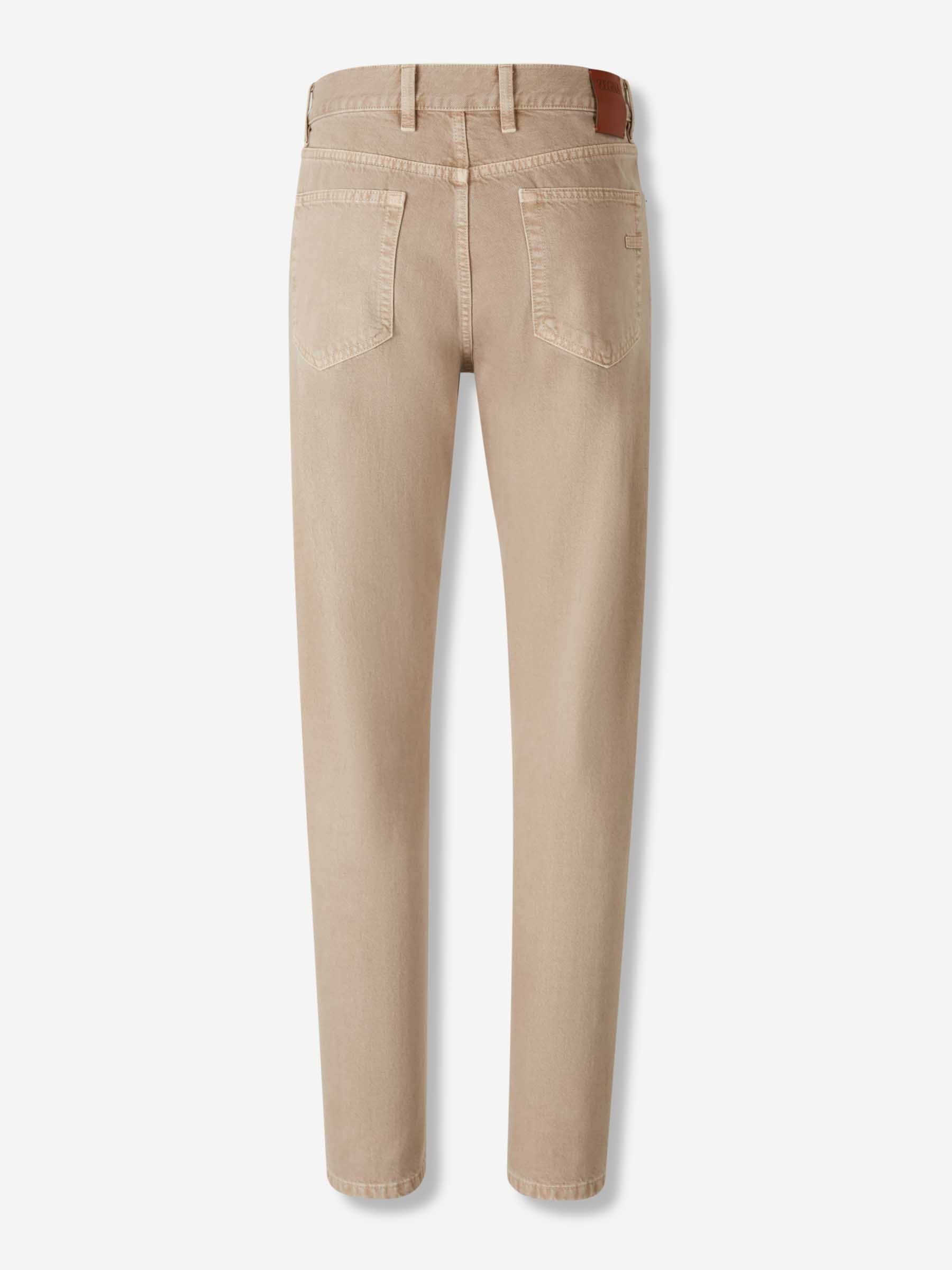 Zegna Hombre Barcelona Jeans Rectos Roccia color Taupe sku 522-002904 01 - Foto 2