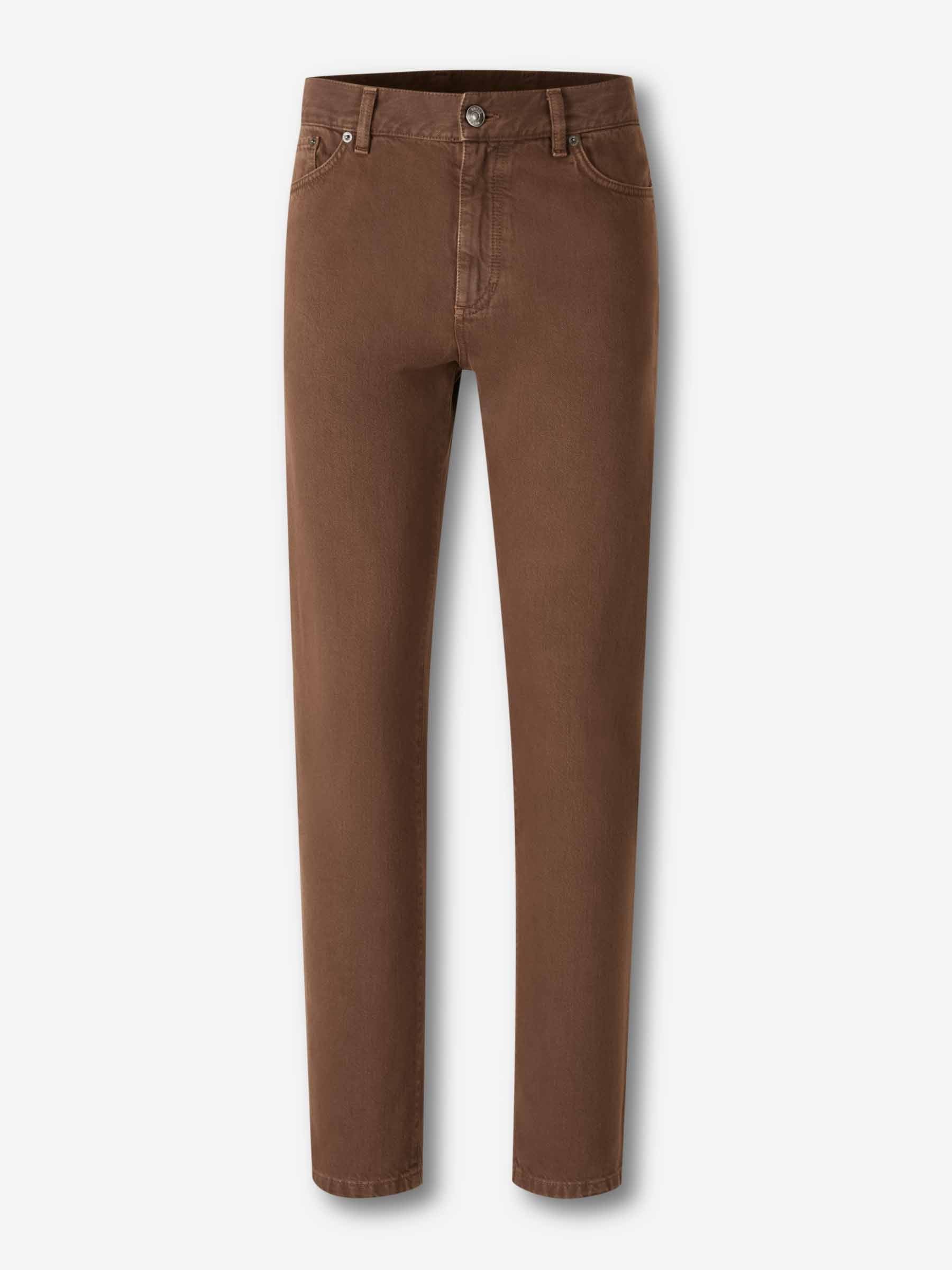 Zegna Hombre Barcelona Jeans Rectos Roccia color Marrón sku 522-002904 02 - Foto 1