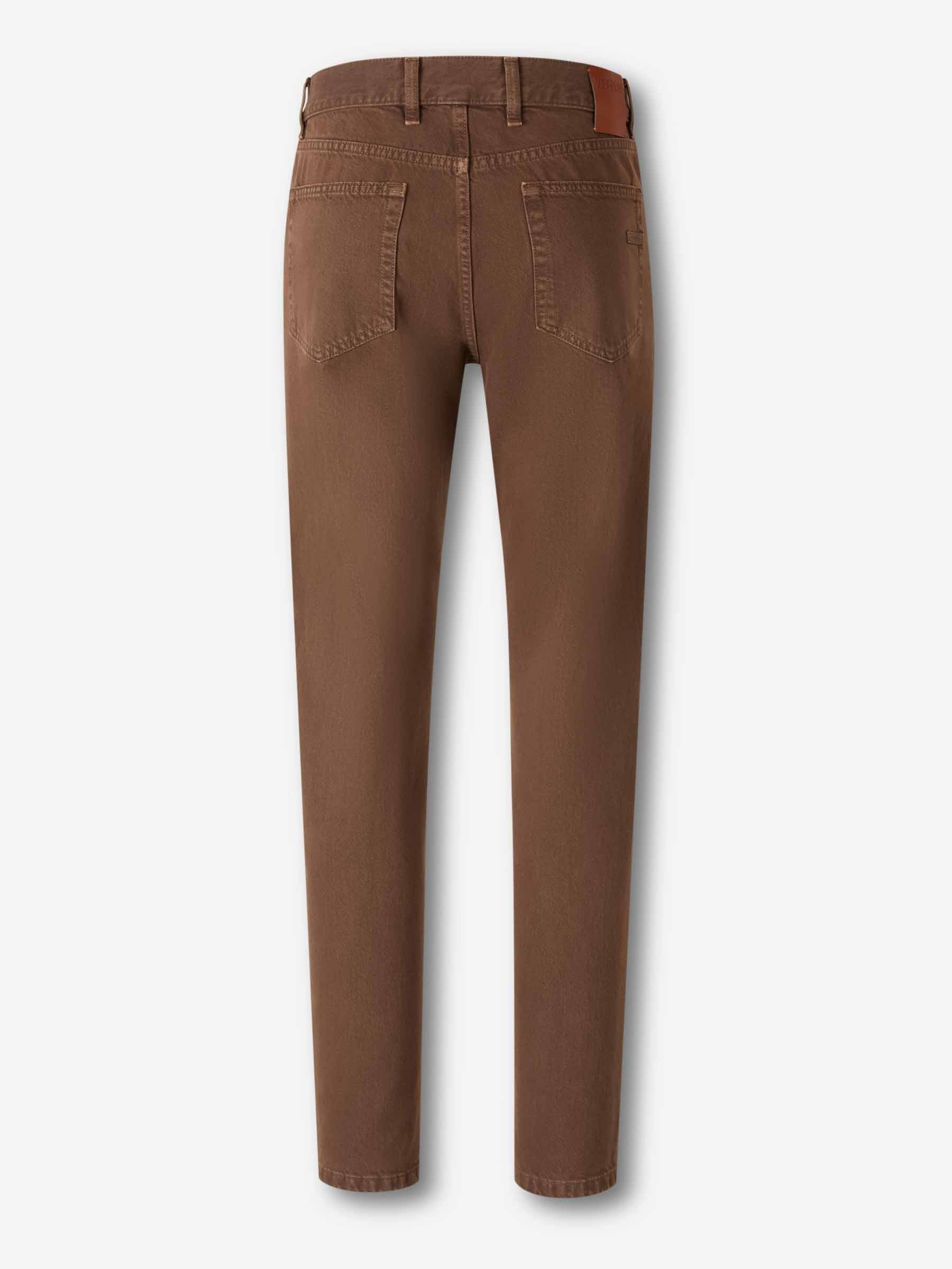 Zegna Hombre Barcelona Jeans Rectos Roccia color Marrón sku 522-002904 02 - Foto 2