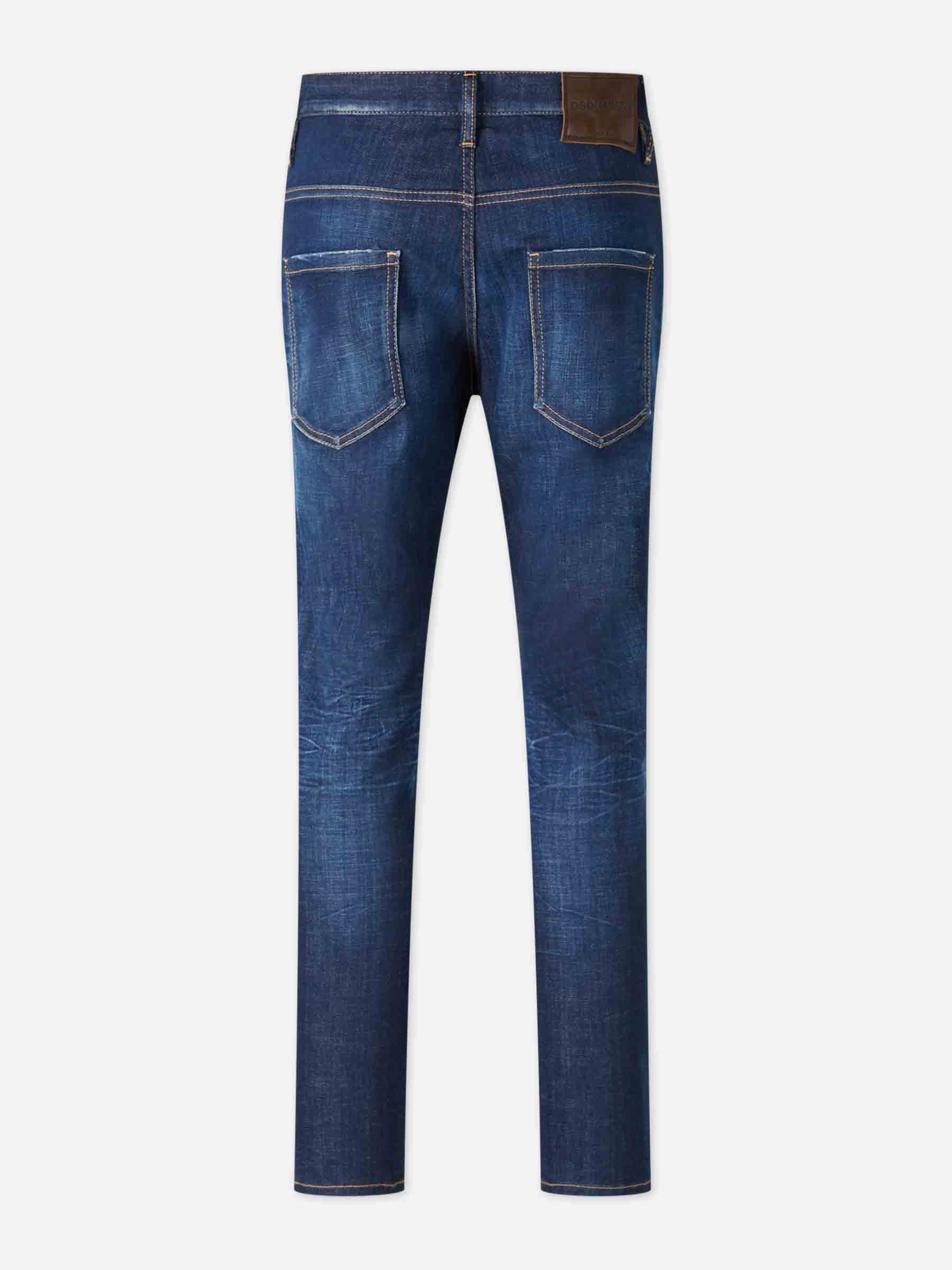 Dsquared2 Hombre Barcelona Jeans Skater color Azul Denim Oscuro sku 522-002911 01 - Foto 2