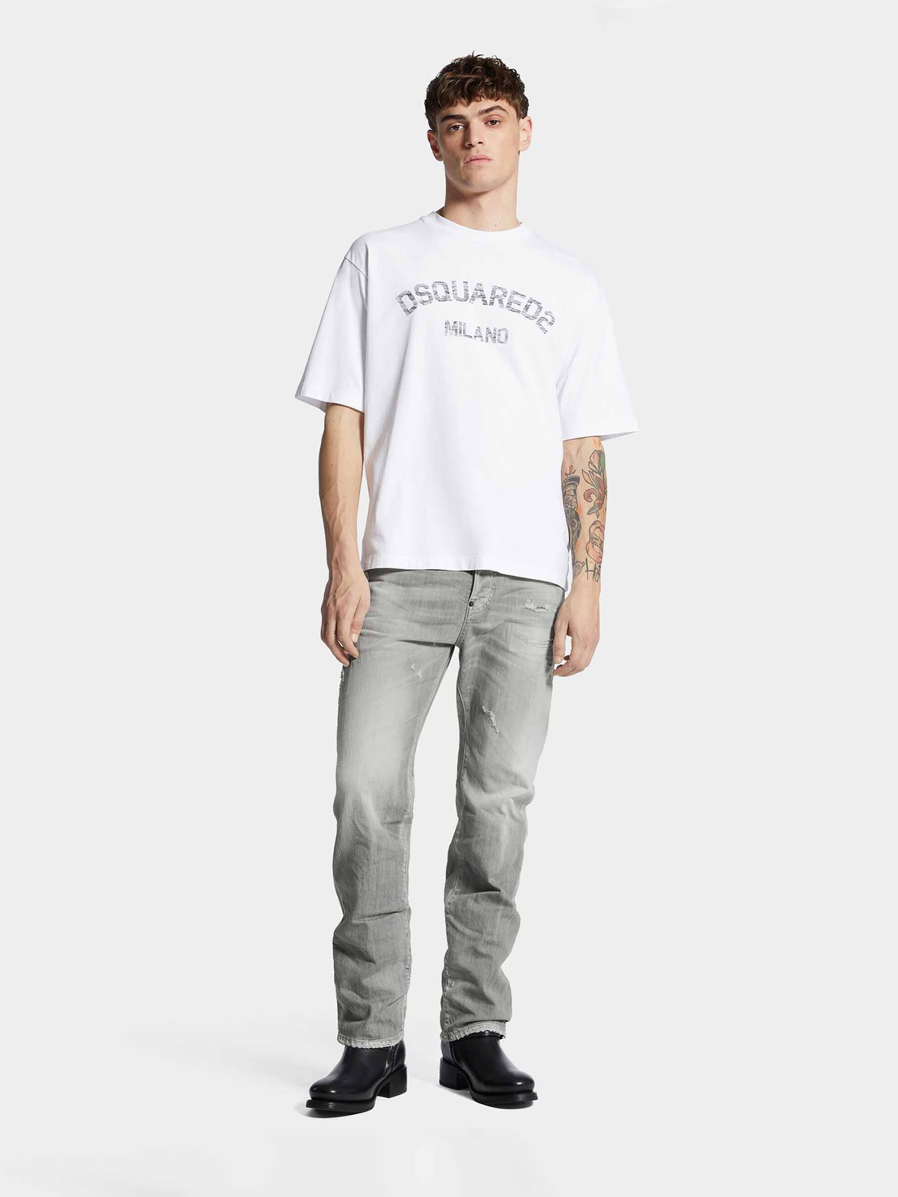 Dsquared2 Hombre Barcelona Jeans Rectos 642 color Gris sku 522-002916 01 - Foto 2