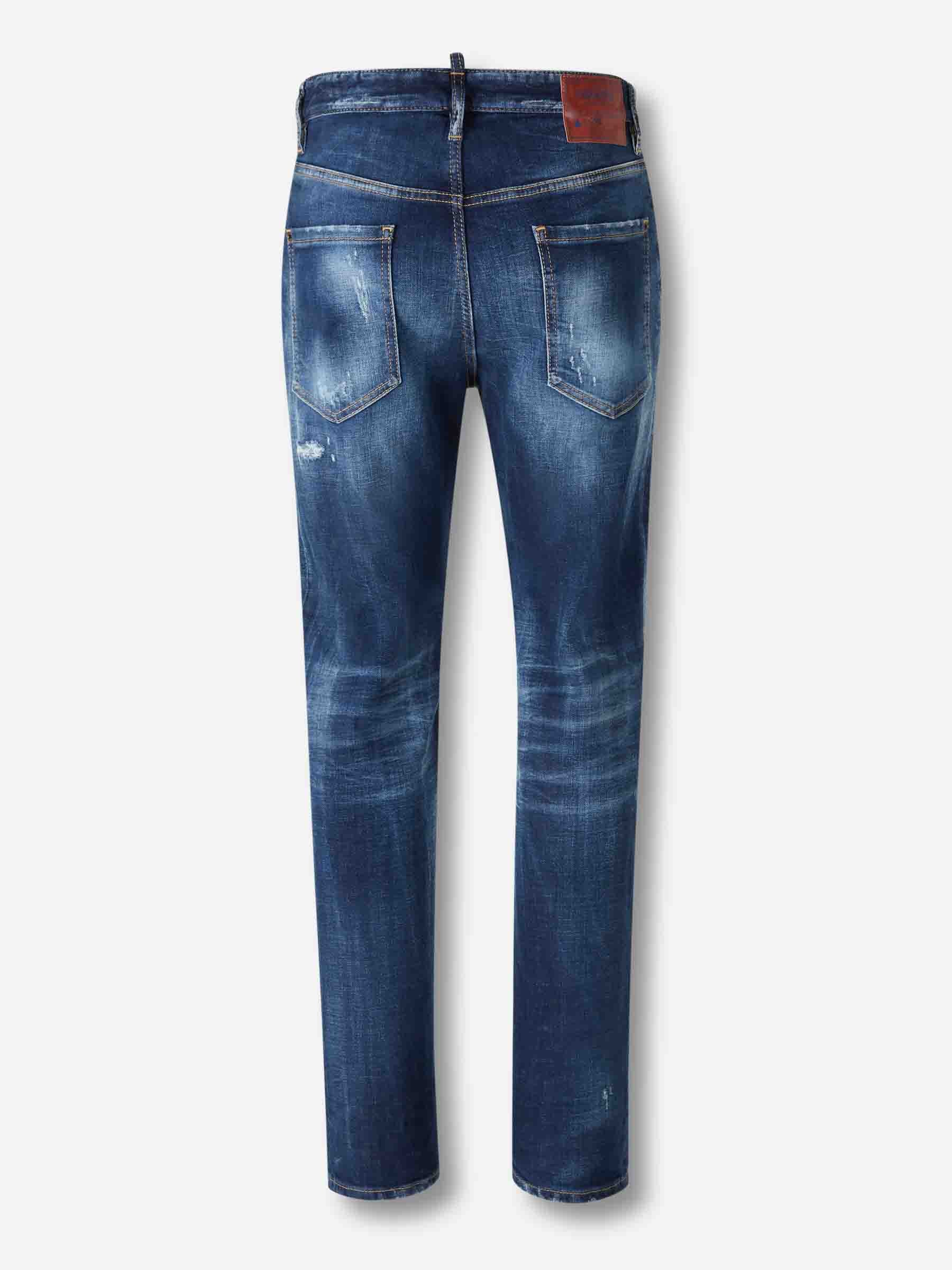 Dsquared2 Hombre Barcelona Jeans Doble Cintura color Azul Denim Oscuro sku 522-002918 01 - Foto 2