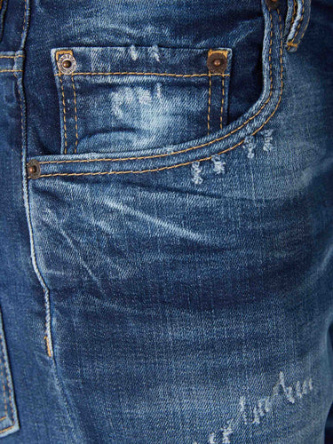 Dsquared2 Hombre Barcelona Jeans Doble Cintura color Azul Denim Oscuro sku 522-002918 01 - Foto 3