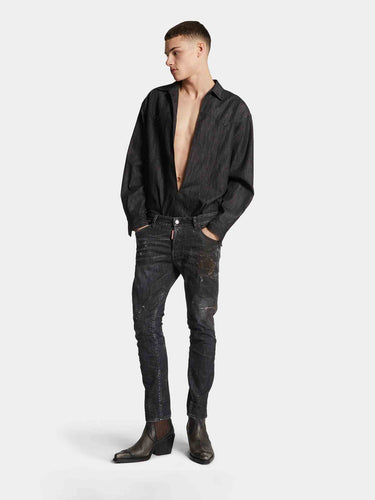 Dsquared2 Hombre Barcelona Jeans Straight Skater color Negro sku 522-002922 01 - Foto 2