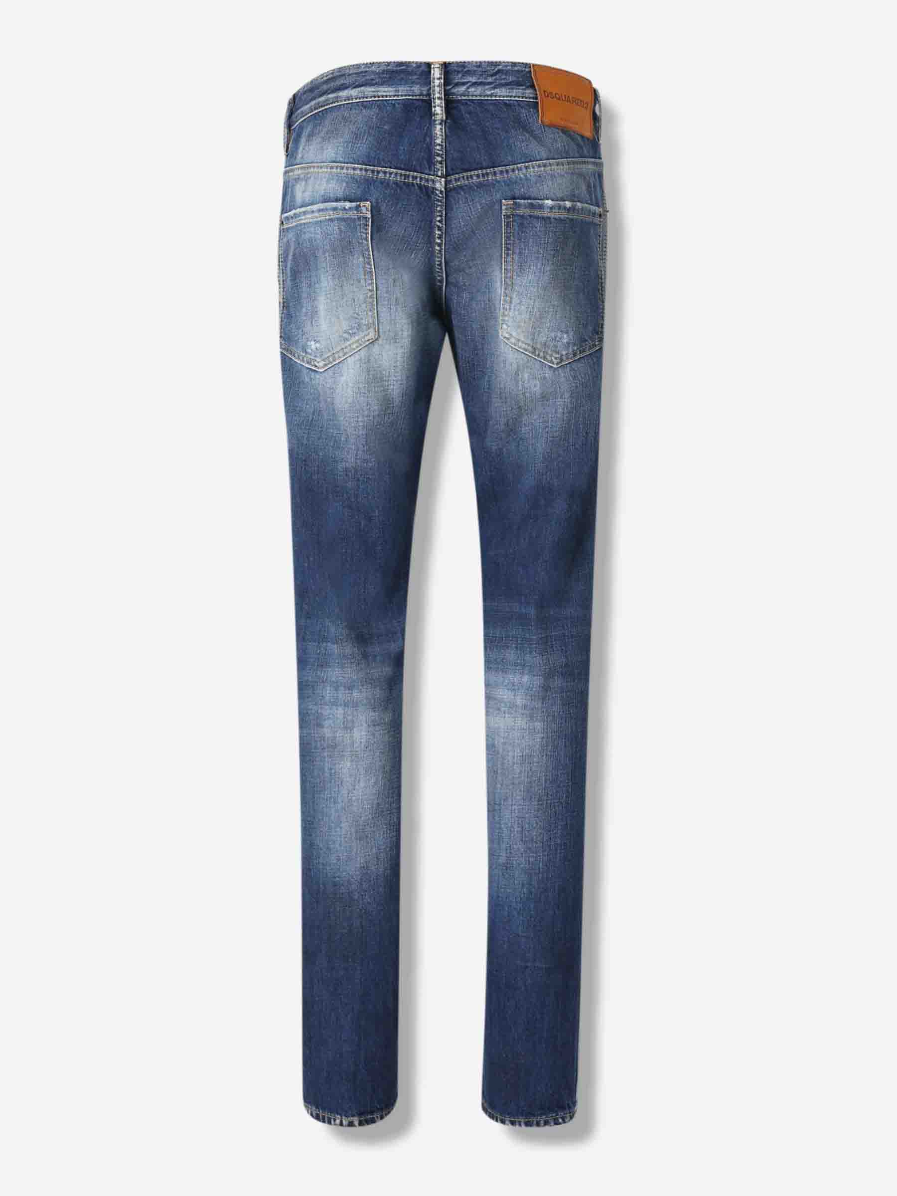 Dsquared2 Hombre Barcelona Jeans Slim Fit color Azul Denim sku 522-002924 01 - Foto 2