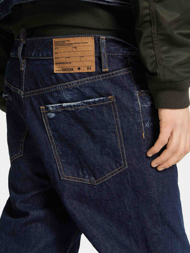 Dsquared2 Hombre Barcelona Jeans Anchos Doble color Azul Denim Oscuro sku 522-002925 01 - Foto 3