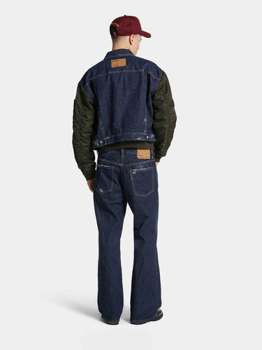 Dsquared2 Hombre Barcelona Jeans Anchos Doble color Azul Denim Oscuro sku 522-002925 01 - Foto 5