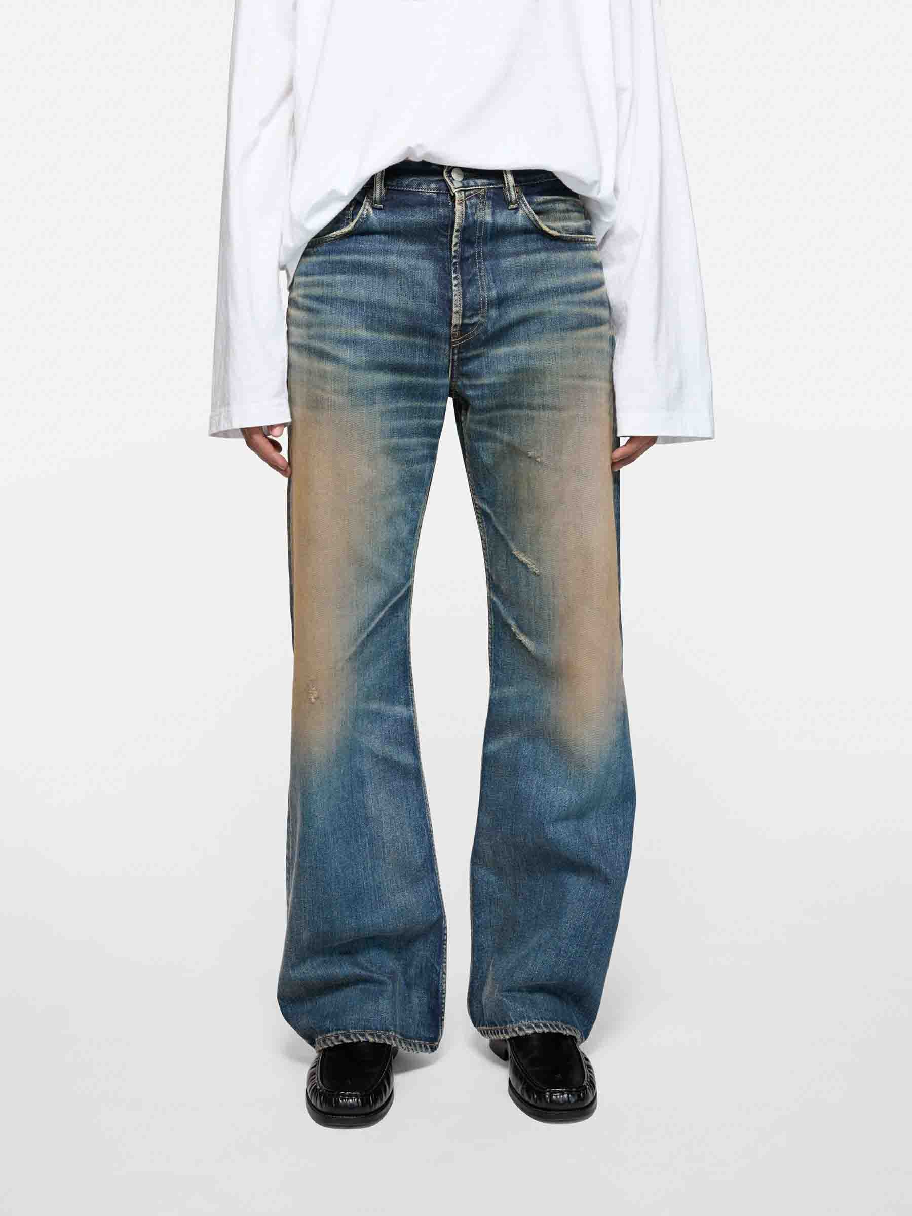 Acne Studios Hombre Barcelona Jeans Acampanados 2021M color Azul Denim sku 522-002928 01 - Foto 2