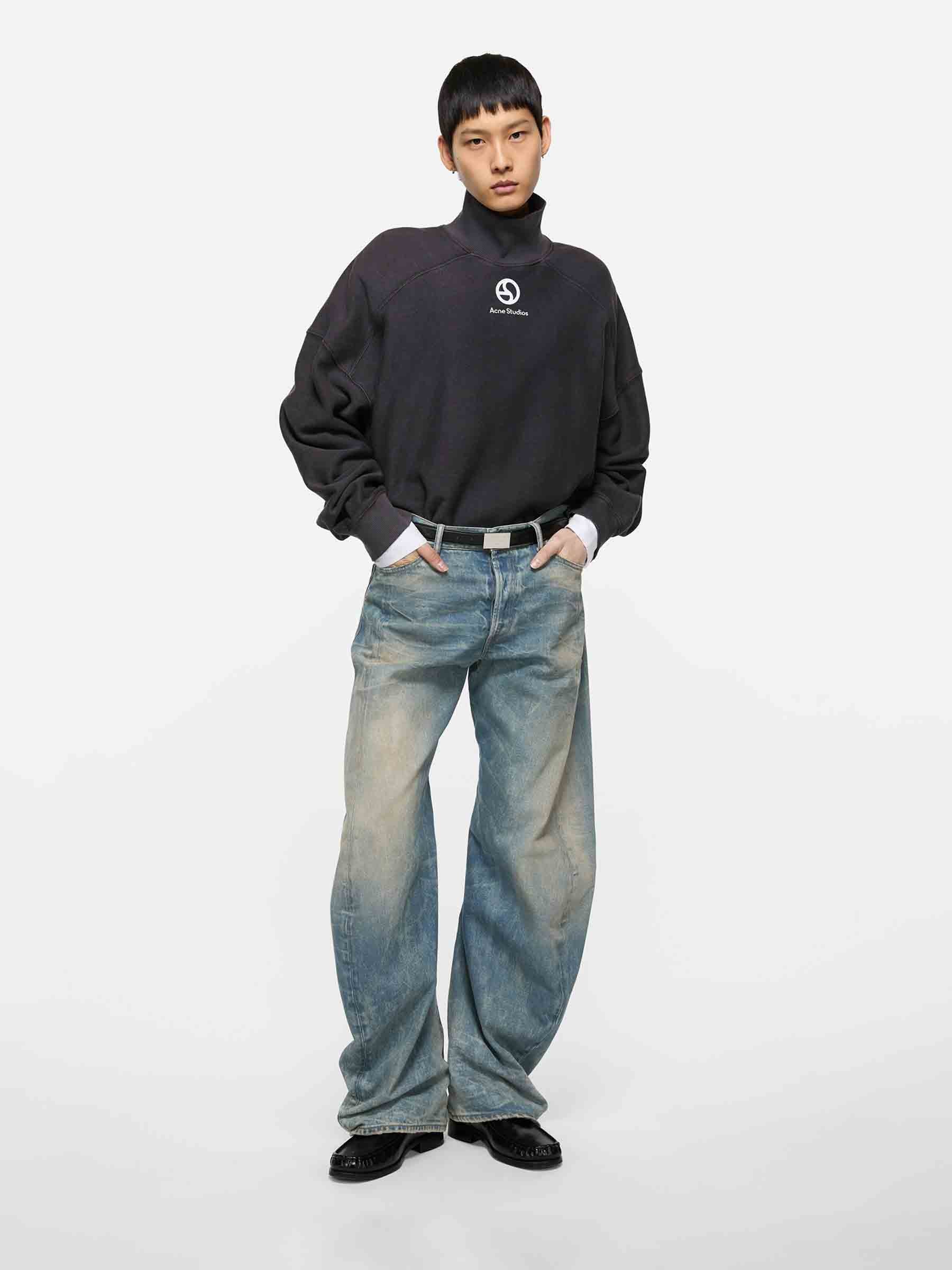 Acne Studios Hombre Barcelona Jeans Baggy Algodón color Azul Denim Claro sku 522-002930 01 - Foto 2