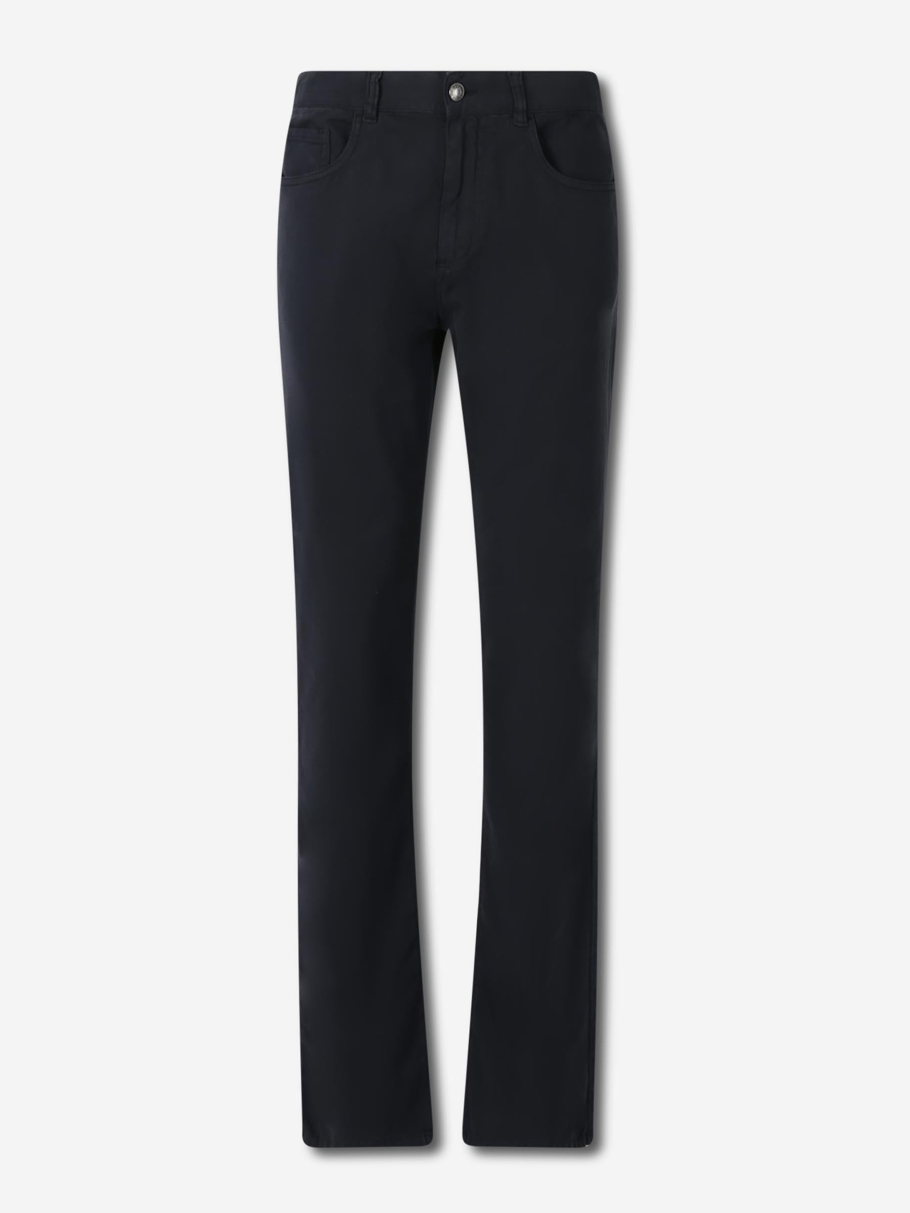 Canali Hombre Barcelona Pantalones Rectos color Azul Noche sku 522-002935 01 - Foto 1