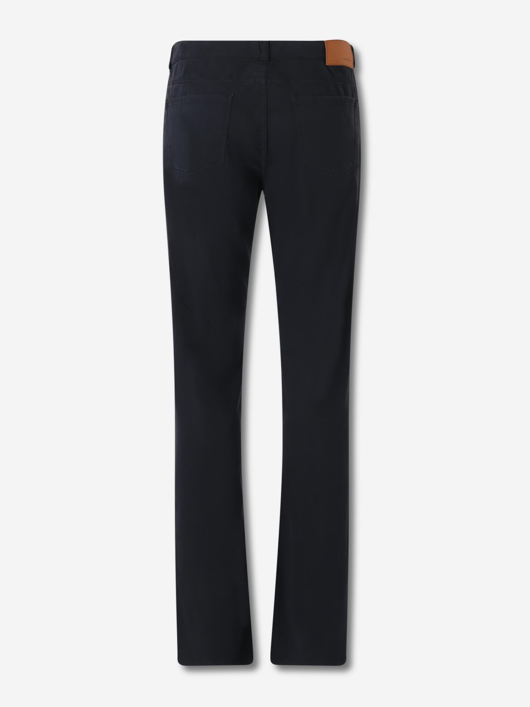 Canali Hombre Barcelona Pantalones Rectos color Azul Noche sku 522-002935 01 - Foto 2