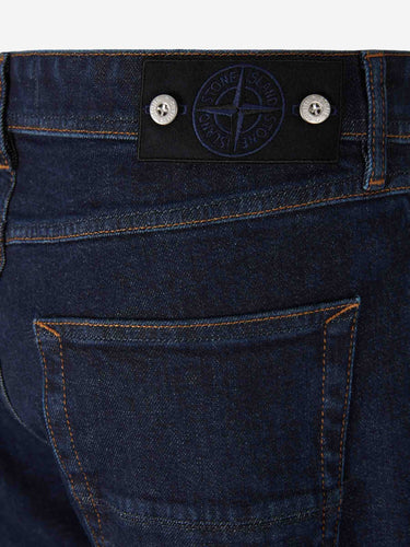 Stone Island Denim Hombre Barcelona Jeans Slim Stretch color Azul Denim Oscuro sku 522-002940 01 - Foto 4