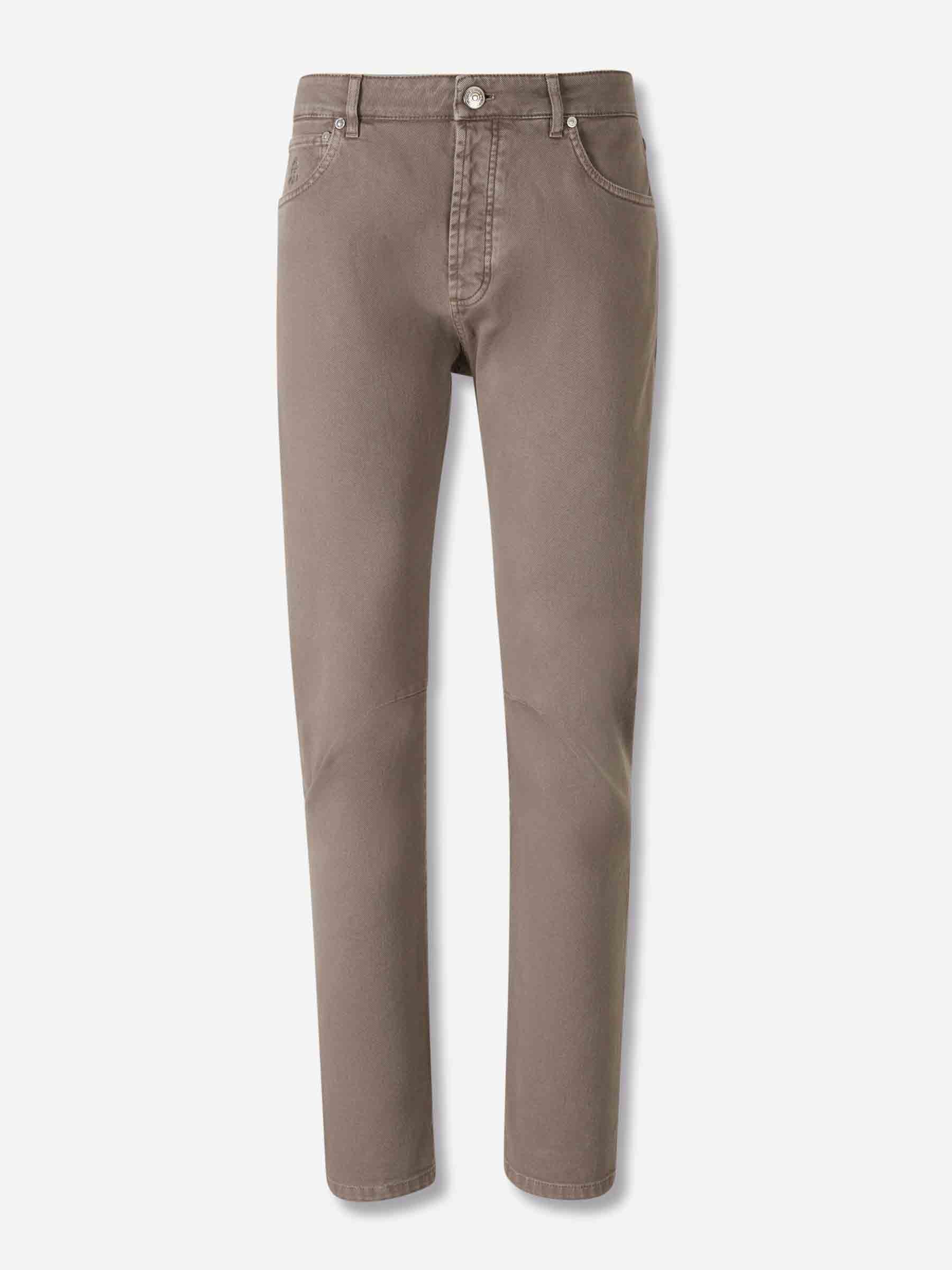 Brunello Cucinelli Hombre Barcelona Jeans Rectos Algodón color Camel sku 522-002943 01 - Foto 1