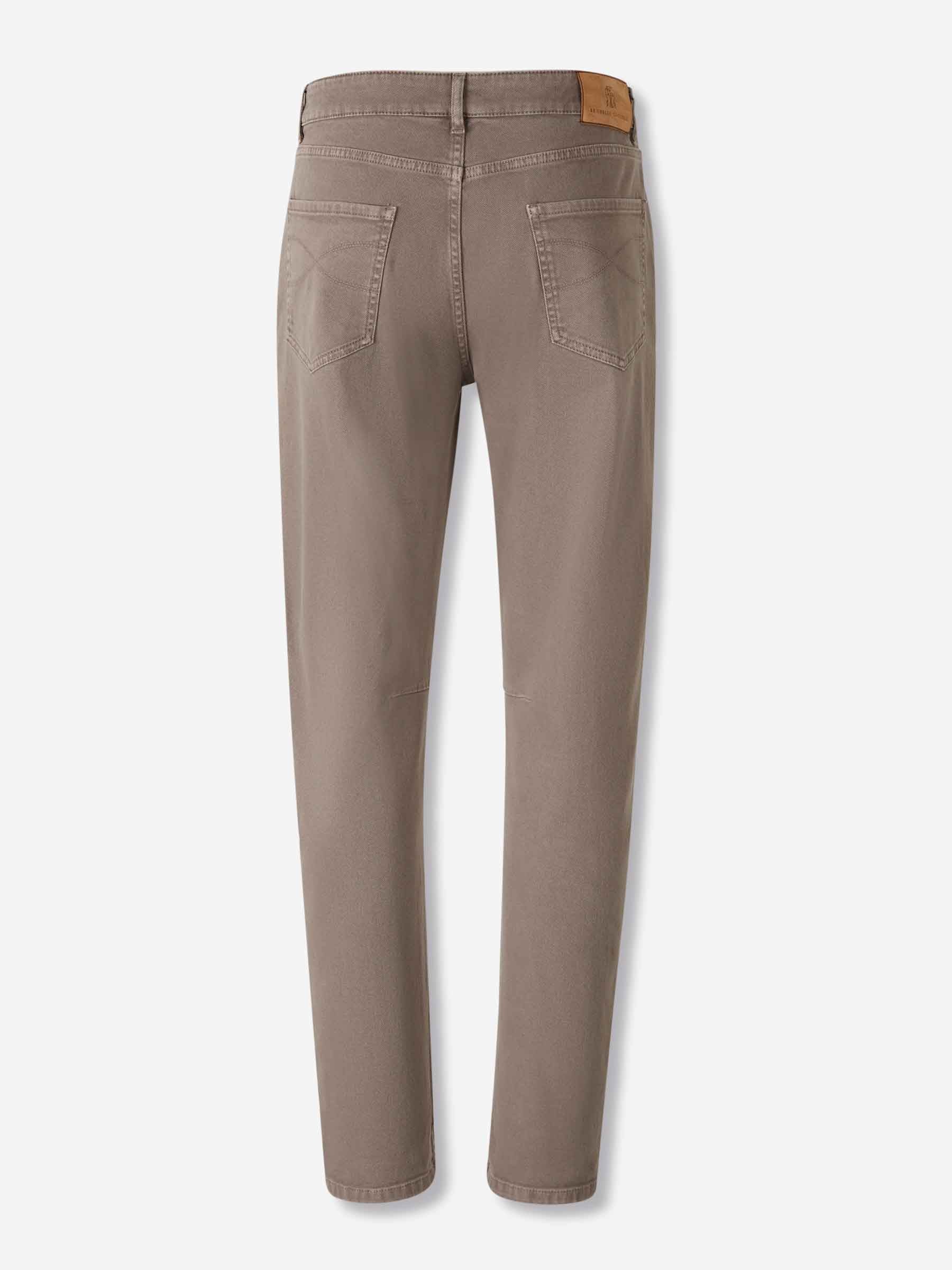 Brunello Cucinelli Hombre Barcelona Jeans Rectos Algodón color Camel sku 522-002943 01 - Foto 2