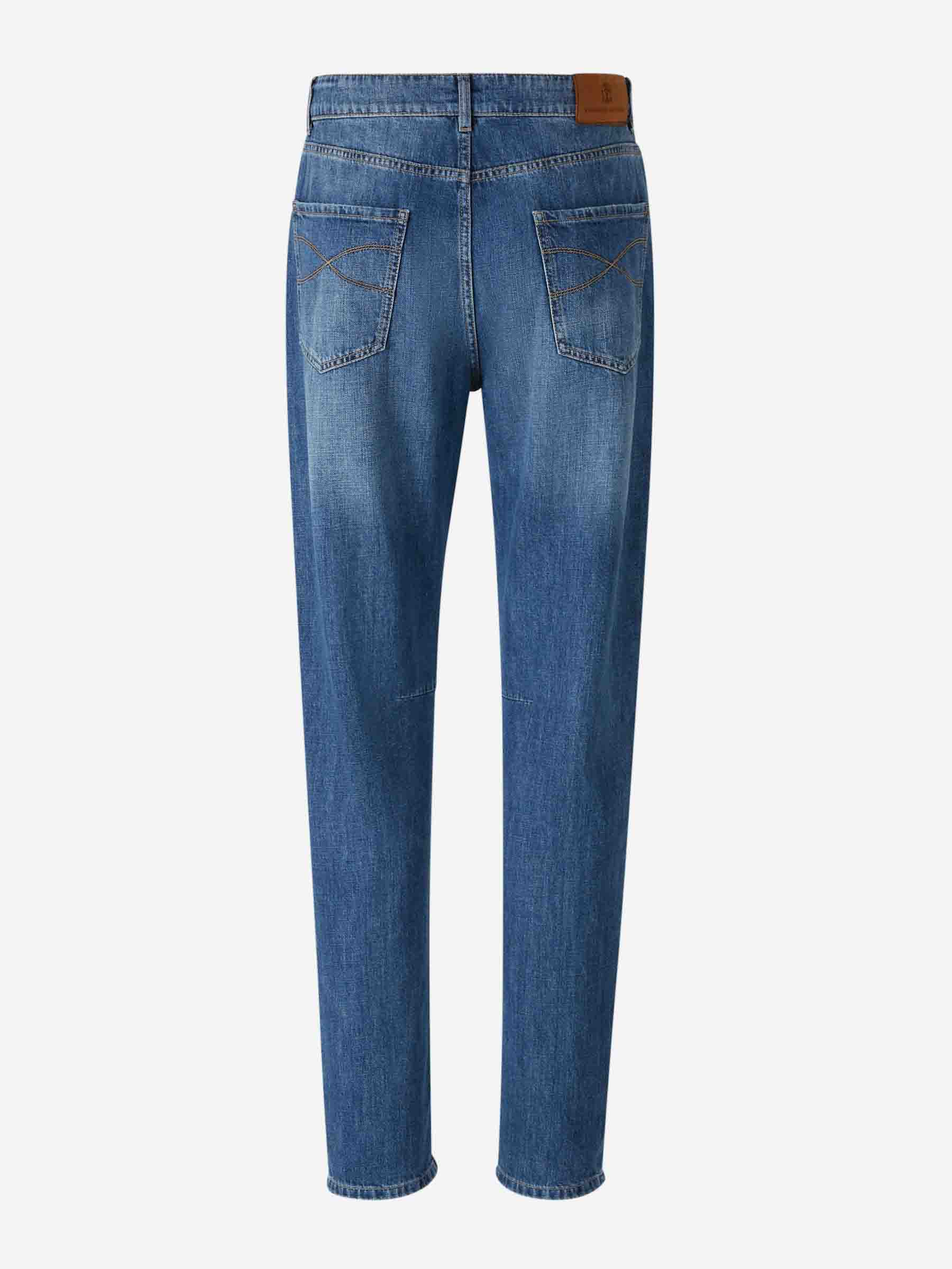 Brunello Cucinelli Hombre Barcelona Jeans Rectos Leisure color Azul Denim sku 522-002944 01 - Foto 2
