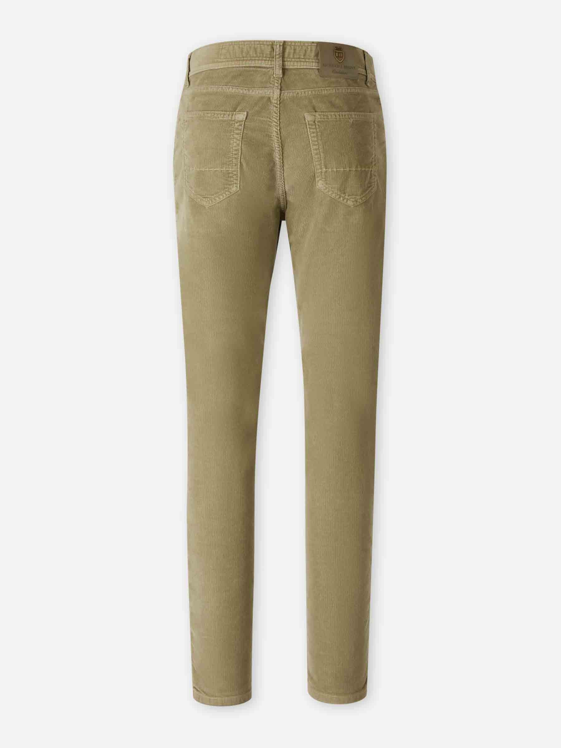 Richard J. Brown Hombre Barcelona Pantalones Pana Algodón color Verde sku 522-002947 03 - Foto 2