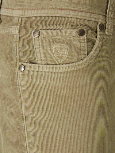 Richard J. Brown Hombre Barcelona Pantalones Pana Algodón color Verde sku 522-002947 03 - Foto 3